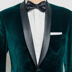 Emerald Green Velvet Tuxedo