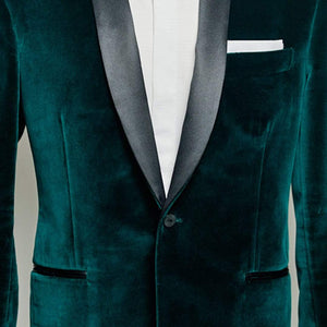 Emerald Green Velvet Tuxedo