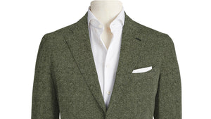Moss Green Melange Super 130's Suit