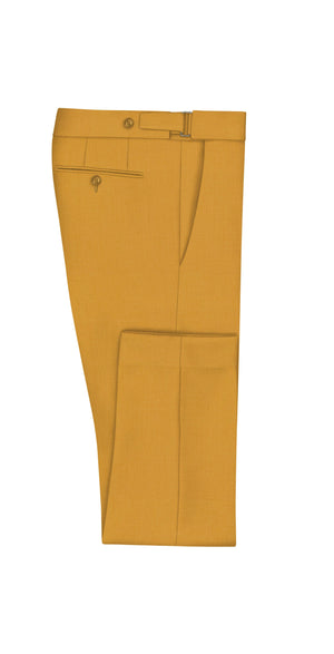 Mustard Yellow Super 120's Suit
