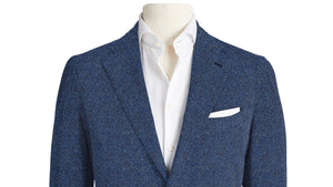 Royal Blue Melange Super 130's Suit