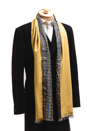 Wool and Silk Scarf | Lingo Luxe The Maize-Lingo Luxe Bespoke