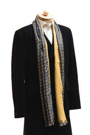 Wool and Silk Scarf | Lingo Luxe The Maize-Lingo Luxe Bespoke
