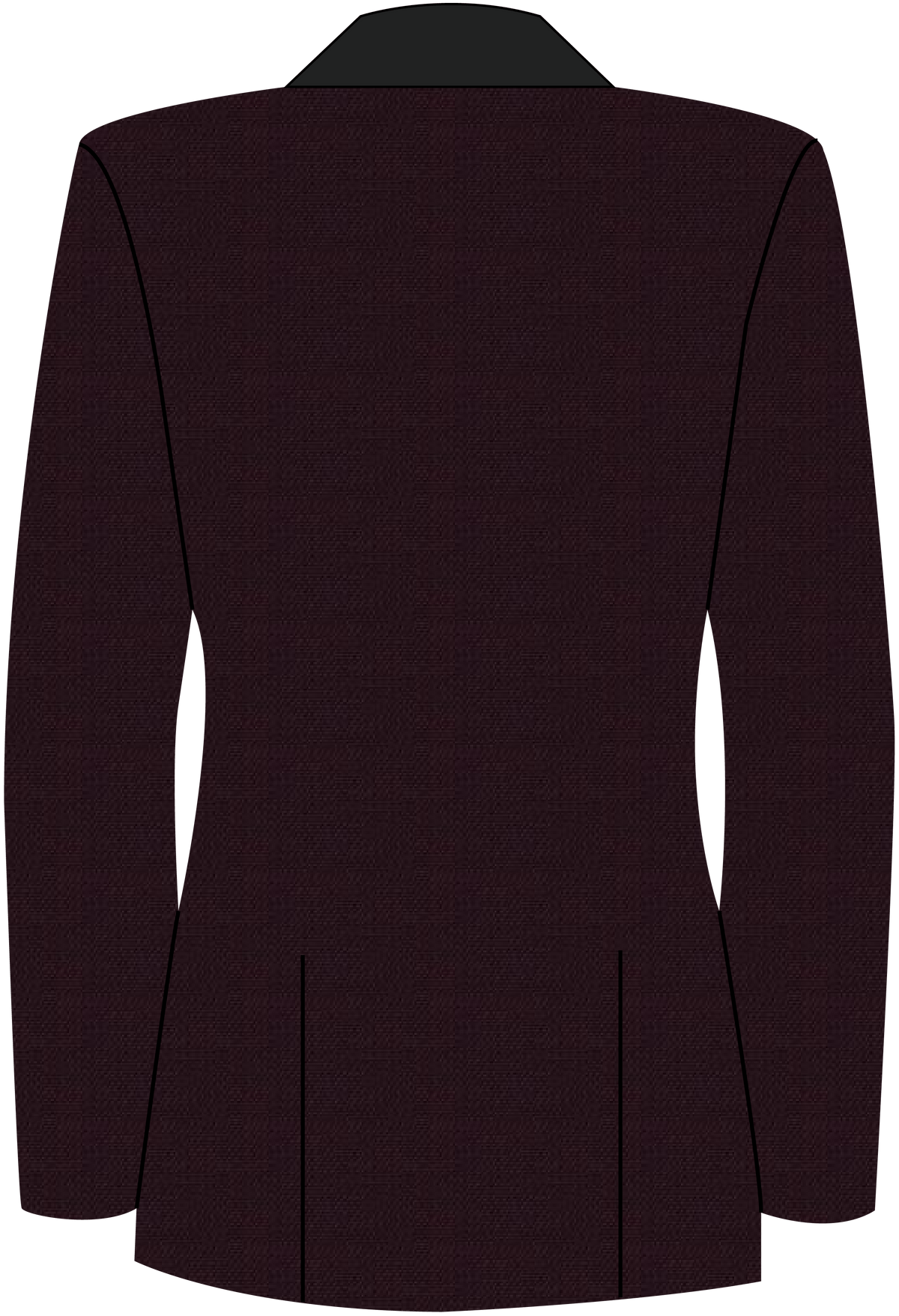 Burgundy Kid Mohair Tuxedo