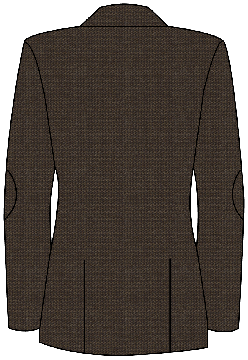 City of London Brown Houndstooth Three-Piece