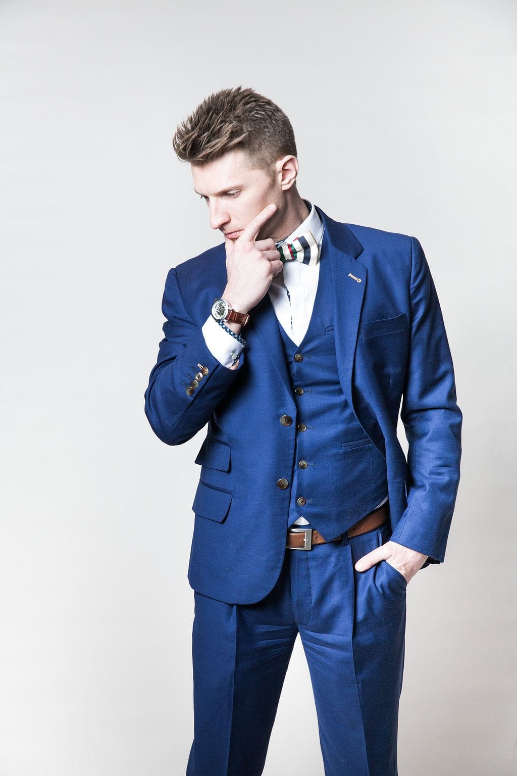 Custom Suit | 3 Piece Suit Piacenza Fabric