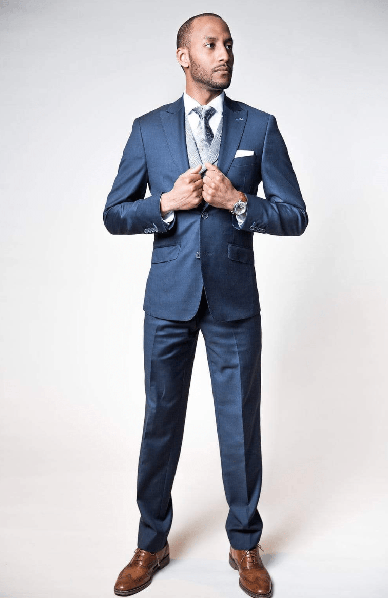 Custom Suit | 3 Piece Tuxedo - Ermenegildo Zegna Fabric