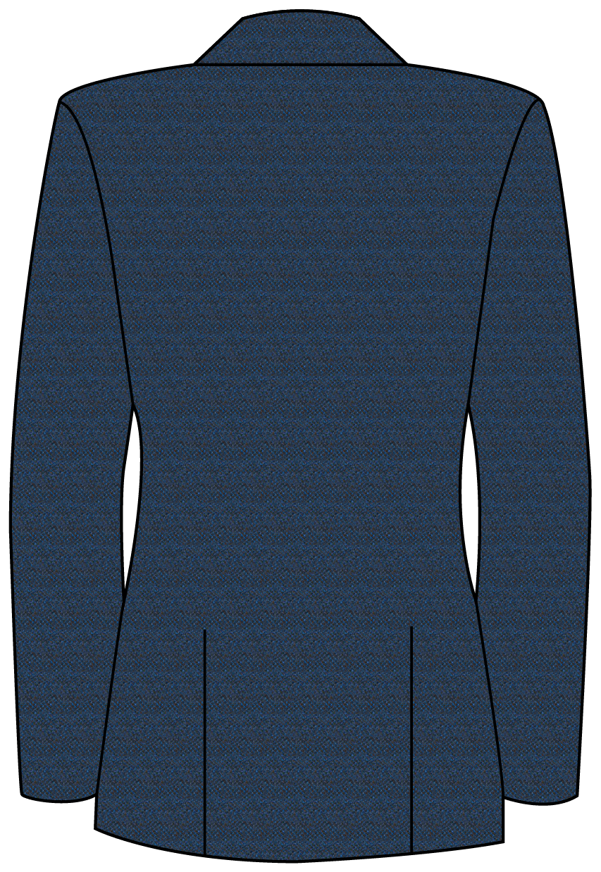 Dalton Flannel Navy Tram Check Three-Piece