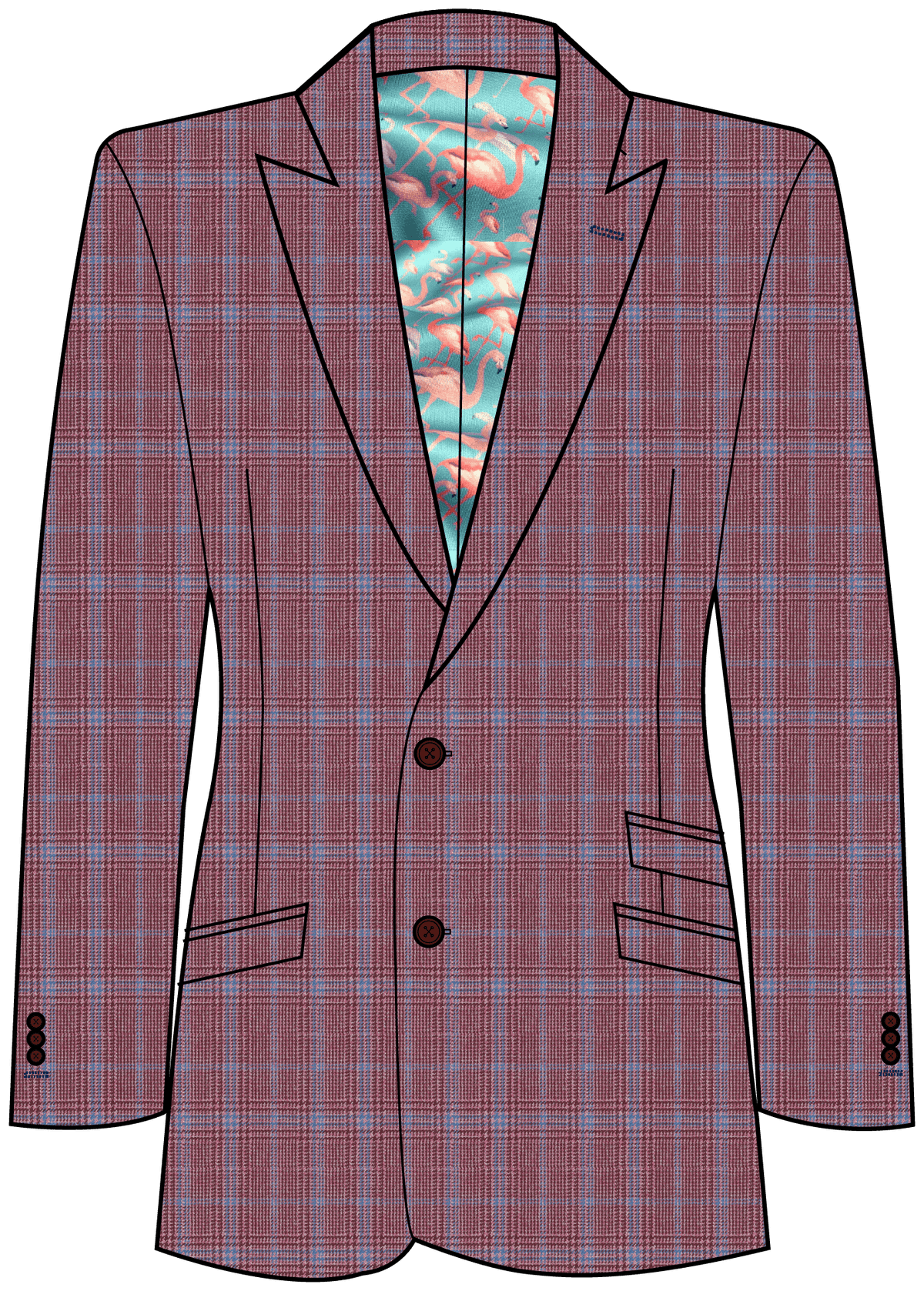 Moorland Tweed Pink Sky Blazer