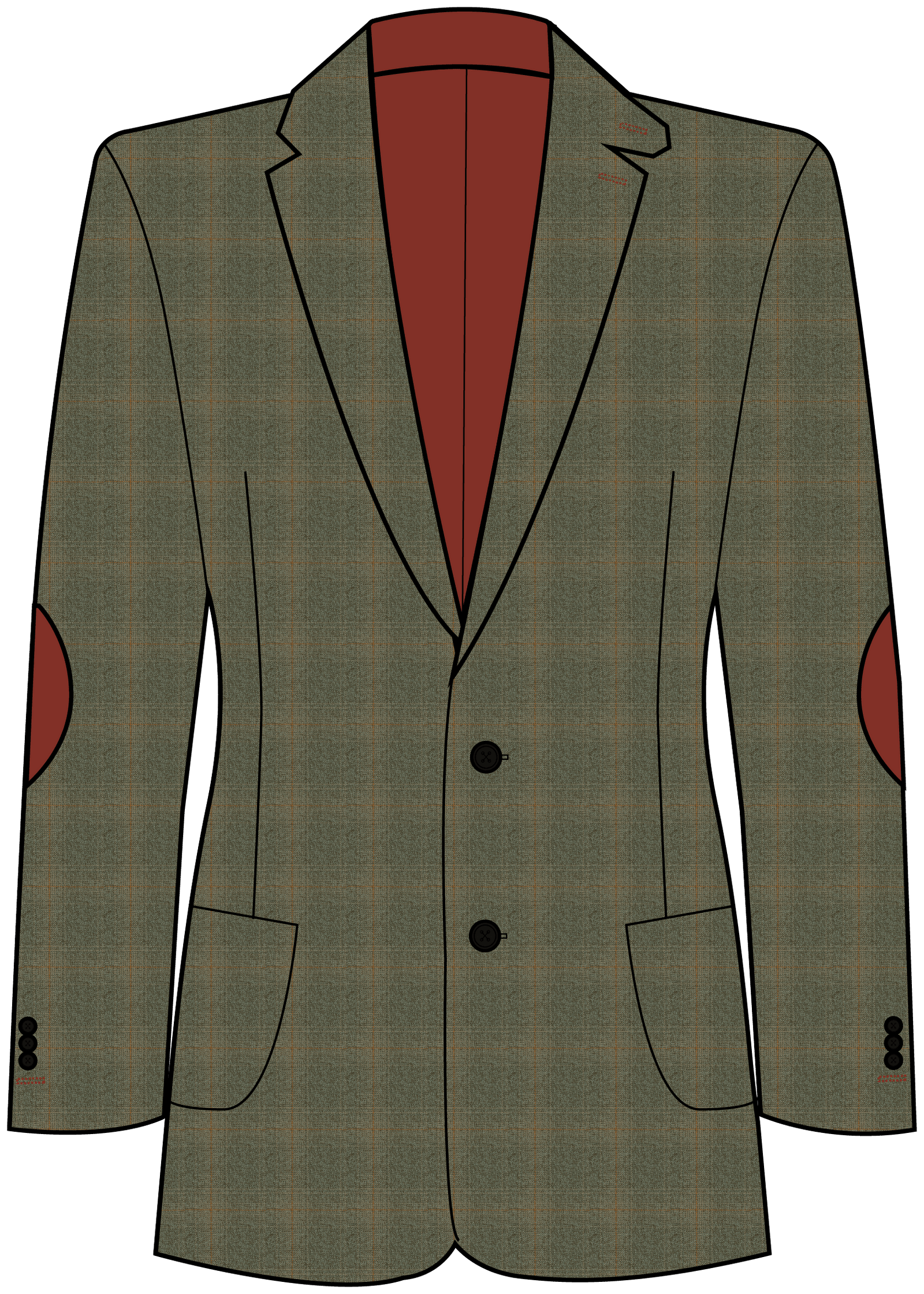 Moorland Tweed Sage Check Blazer