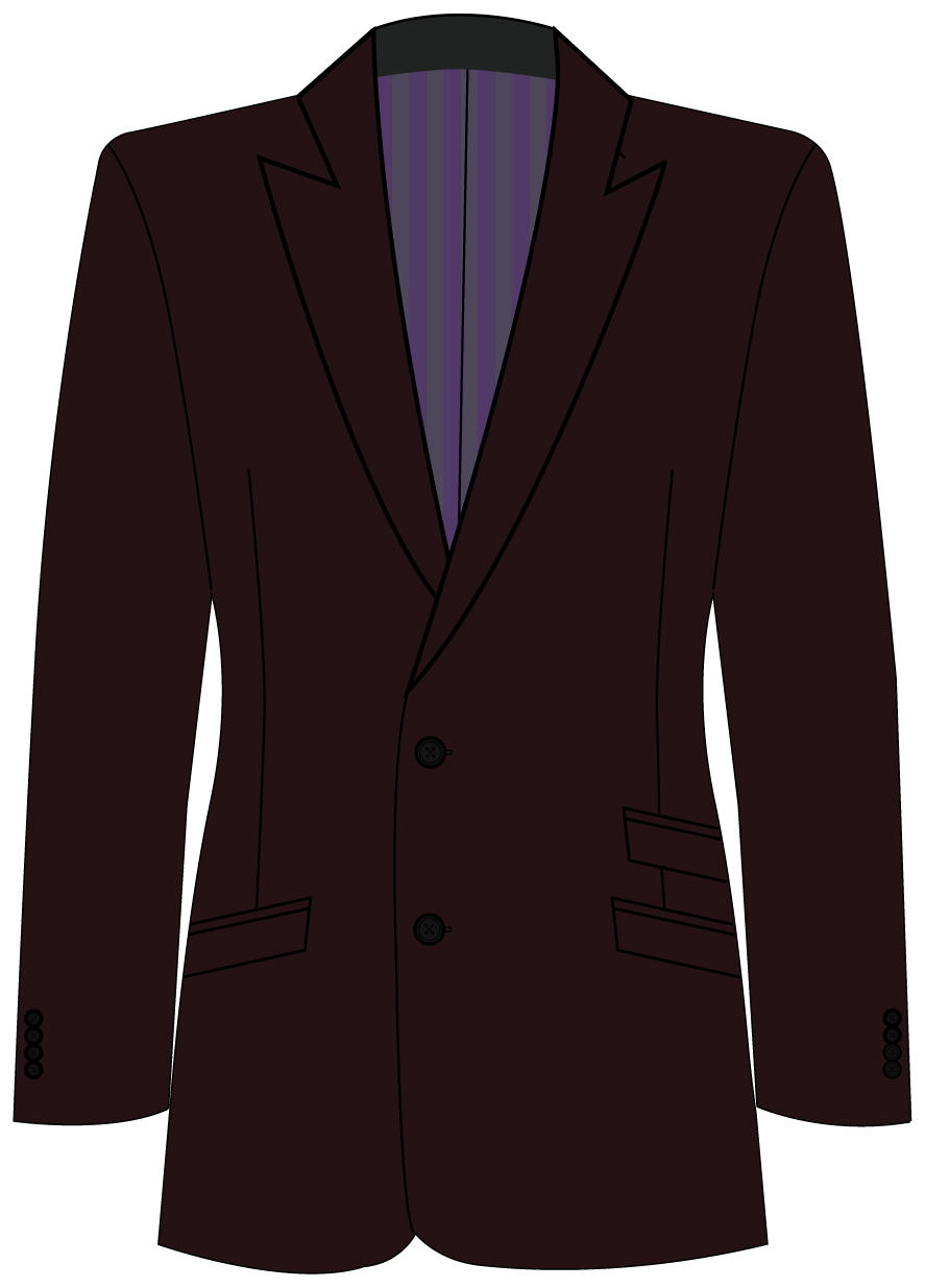 Plum Corduroy Blazer