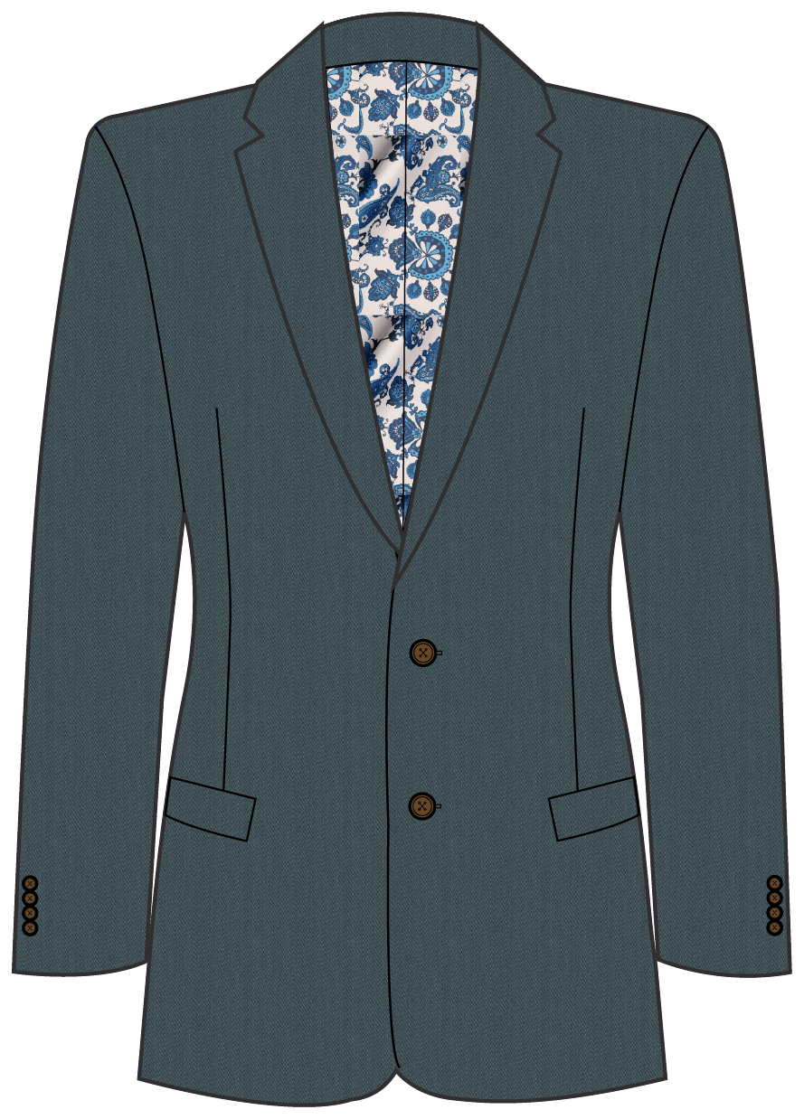 Seasonal Classic Airforce Blue Whipcord Suit