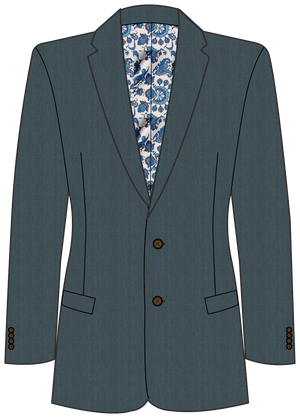 Seasonal Classic Airforce Blue Whipcord Suit