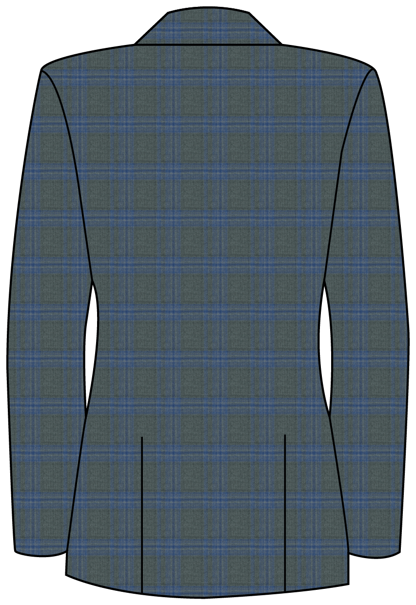 Sherry Kash Grey Diffused Blazer