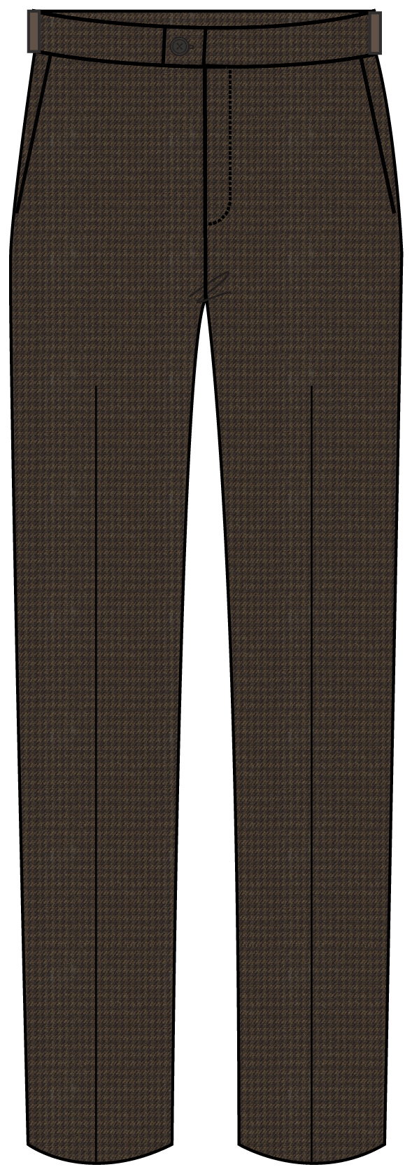 City of London Brown Houndstooth Suit