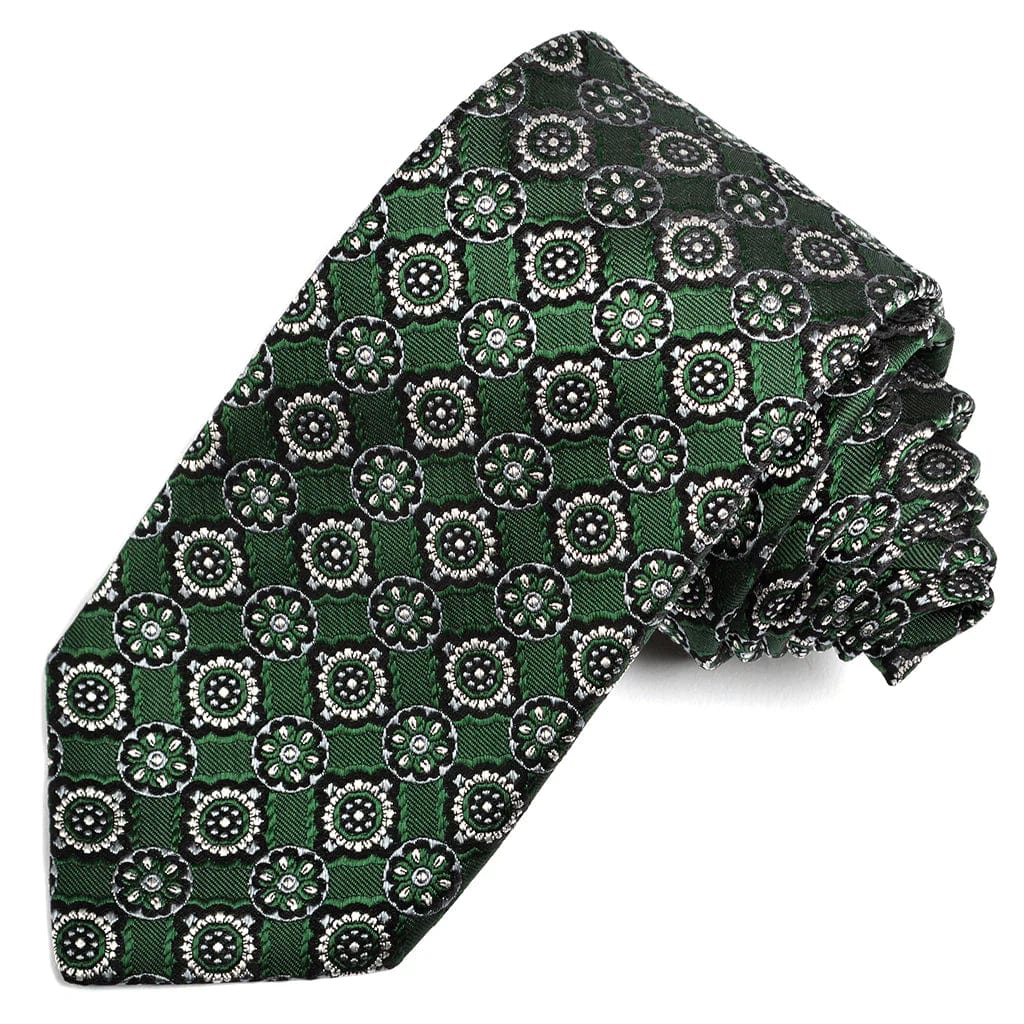 DION Silk Tie "Floral Finesse"