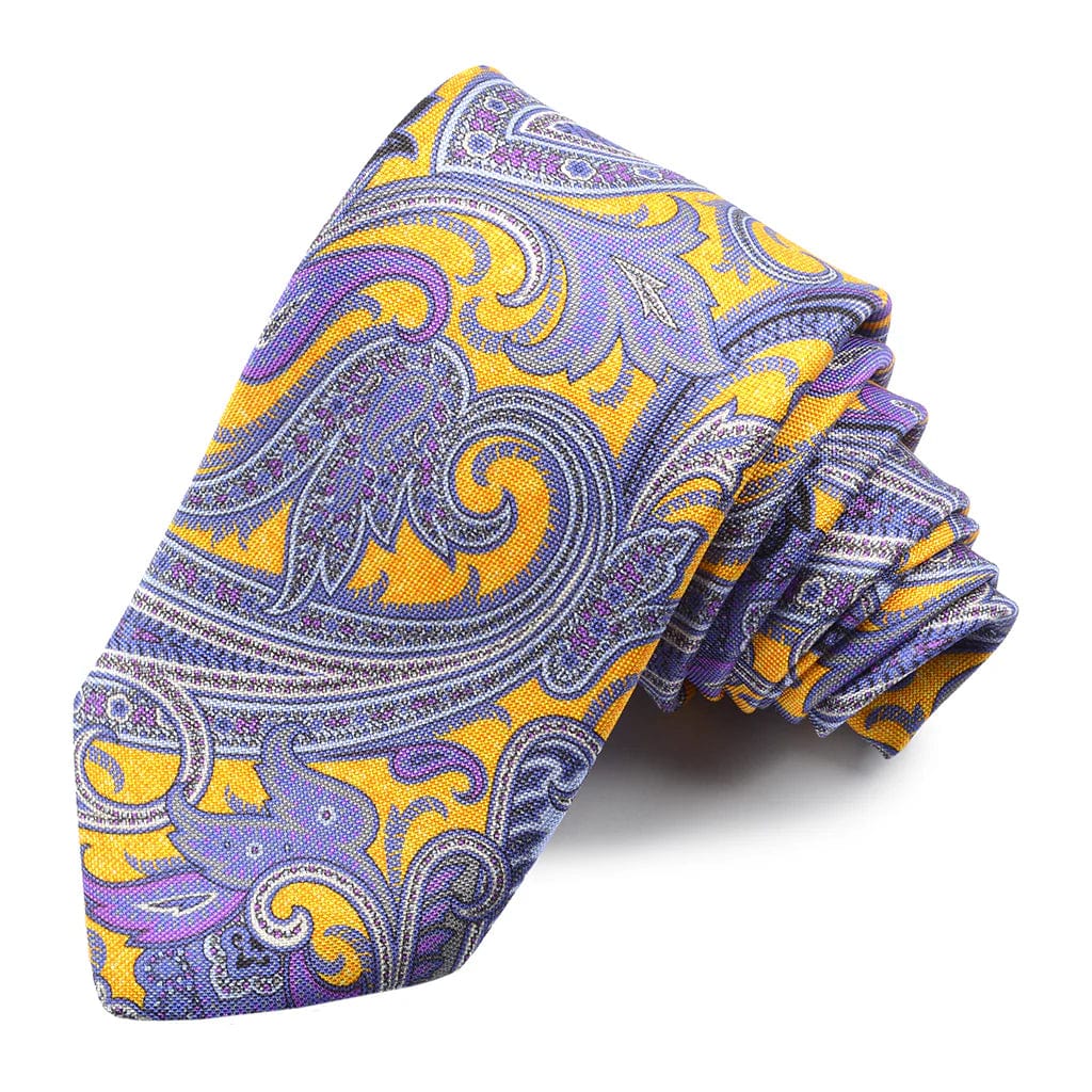 DION Silk Tie "Paisley Panorama"