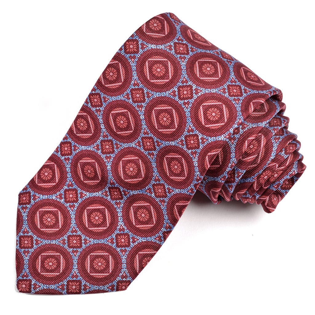 DION Silk Tie "Regal Medallion"