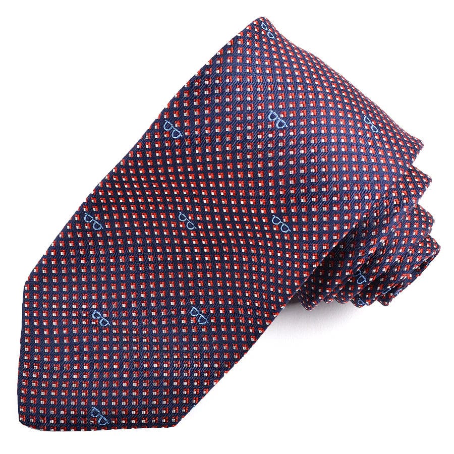 DION Silk Tie "Specs Appeal"