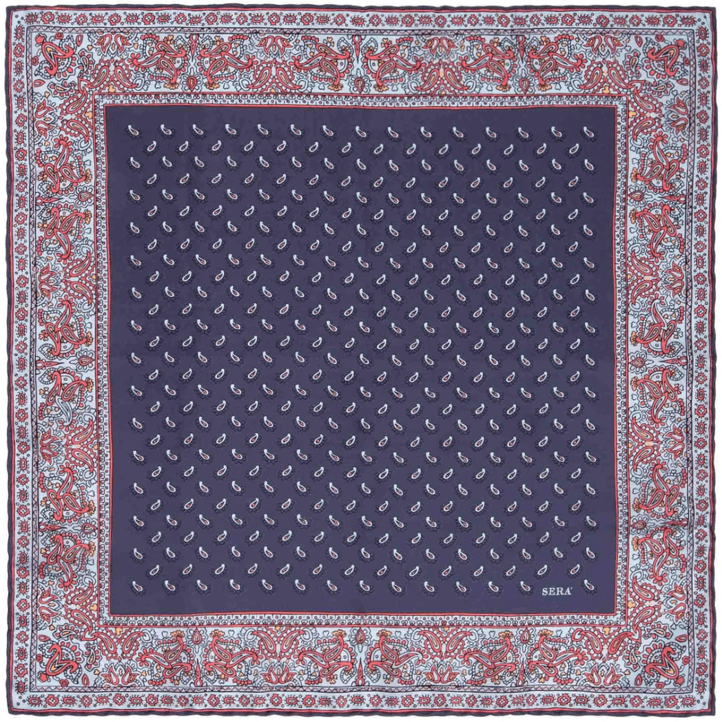 SÉRA- ELDER SOAVE- SILK POCKET SQUARE