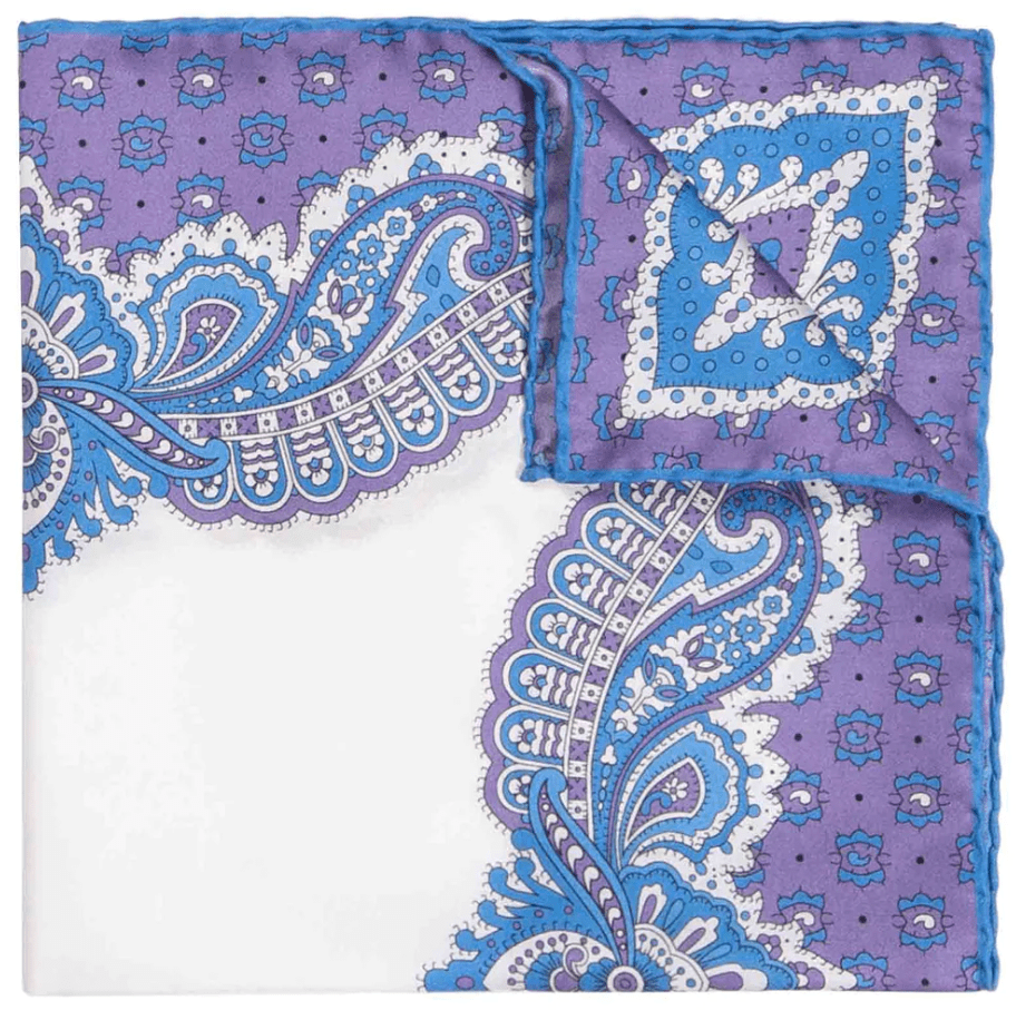 SÉRA- GLICINE- SILK POCKET SQUARE
