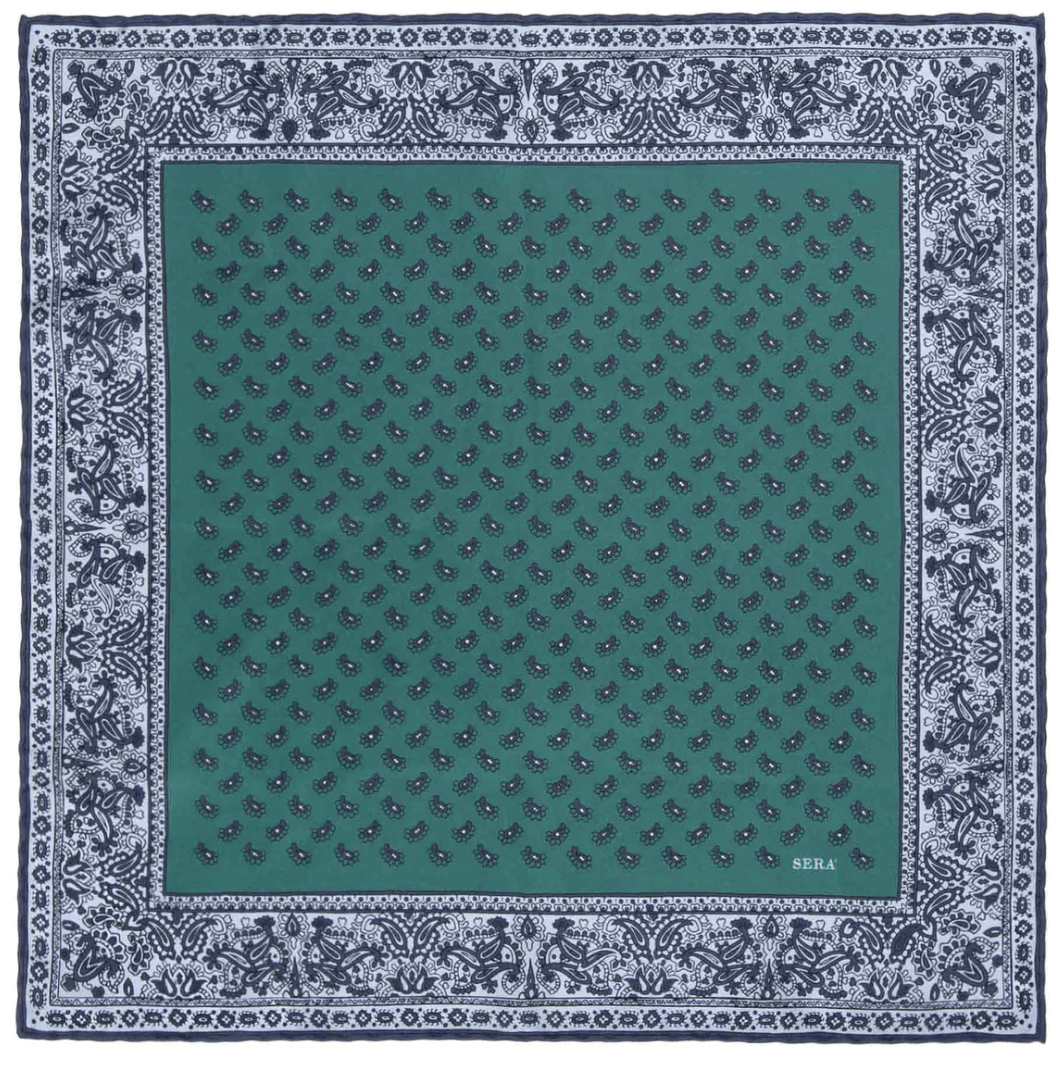 SÉRA- LEMON SOAVE- SILK POCKET SQUARE