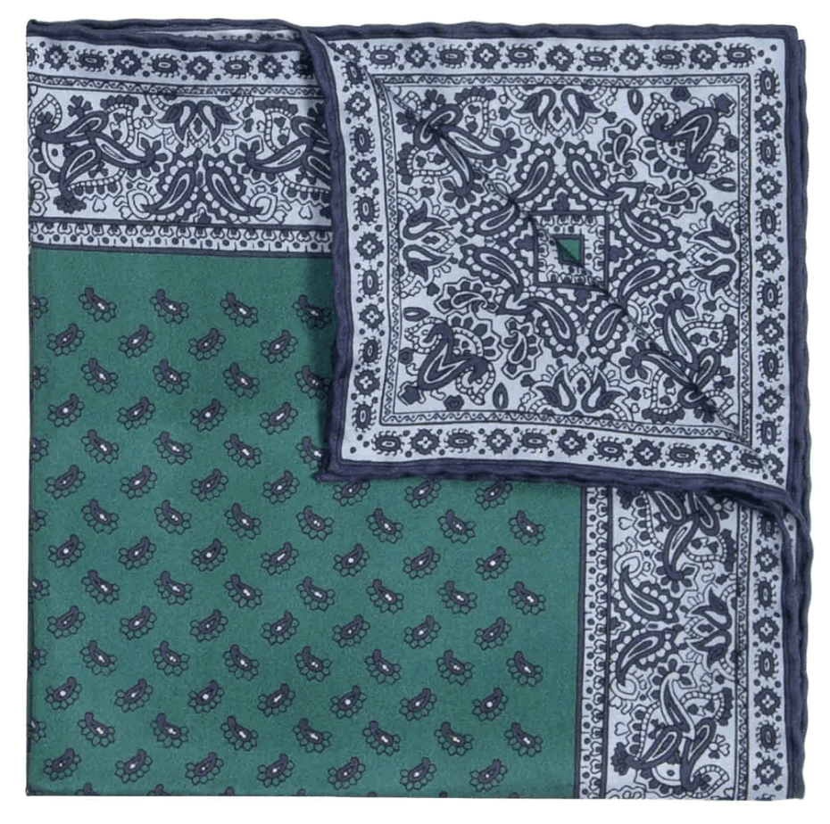 SÉRA- LEMON SOAVE- SILK POCKET SQUARE