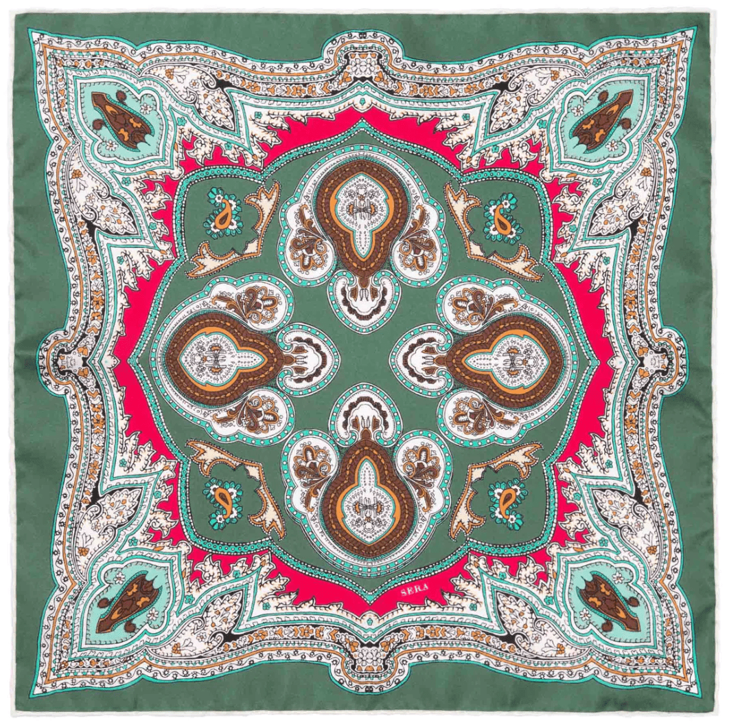 SÉRA- LIPARI- SILK POCKET SQUARE