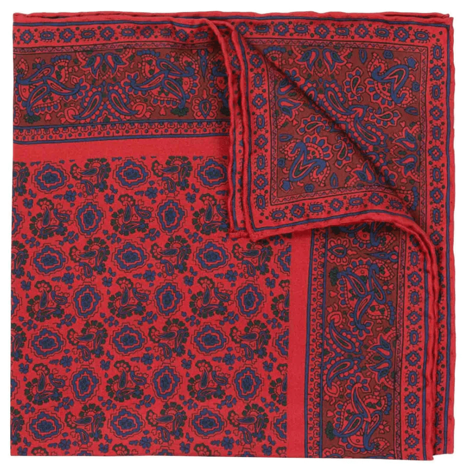 SÉRA- LITCHI PROSECCO- SILK POCKET SQUARE