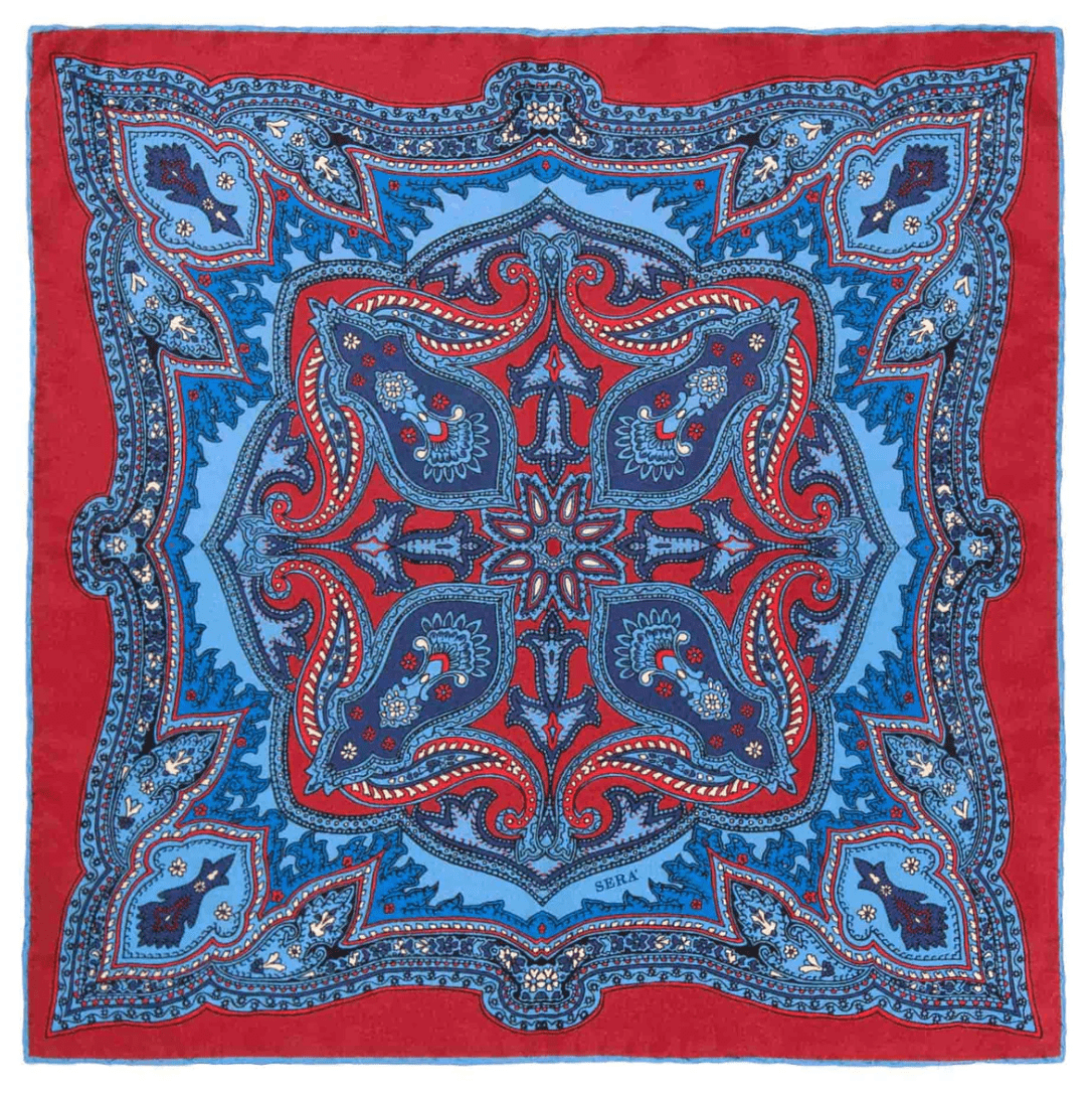 SÉRA- SUGAR RIPASSO- SILK POCKET SQUARE