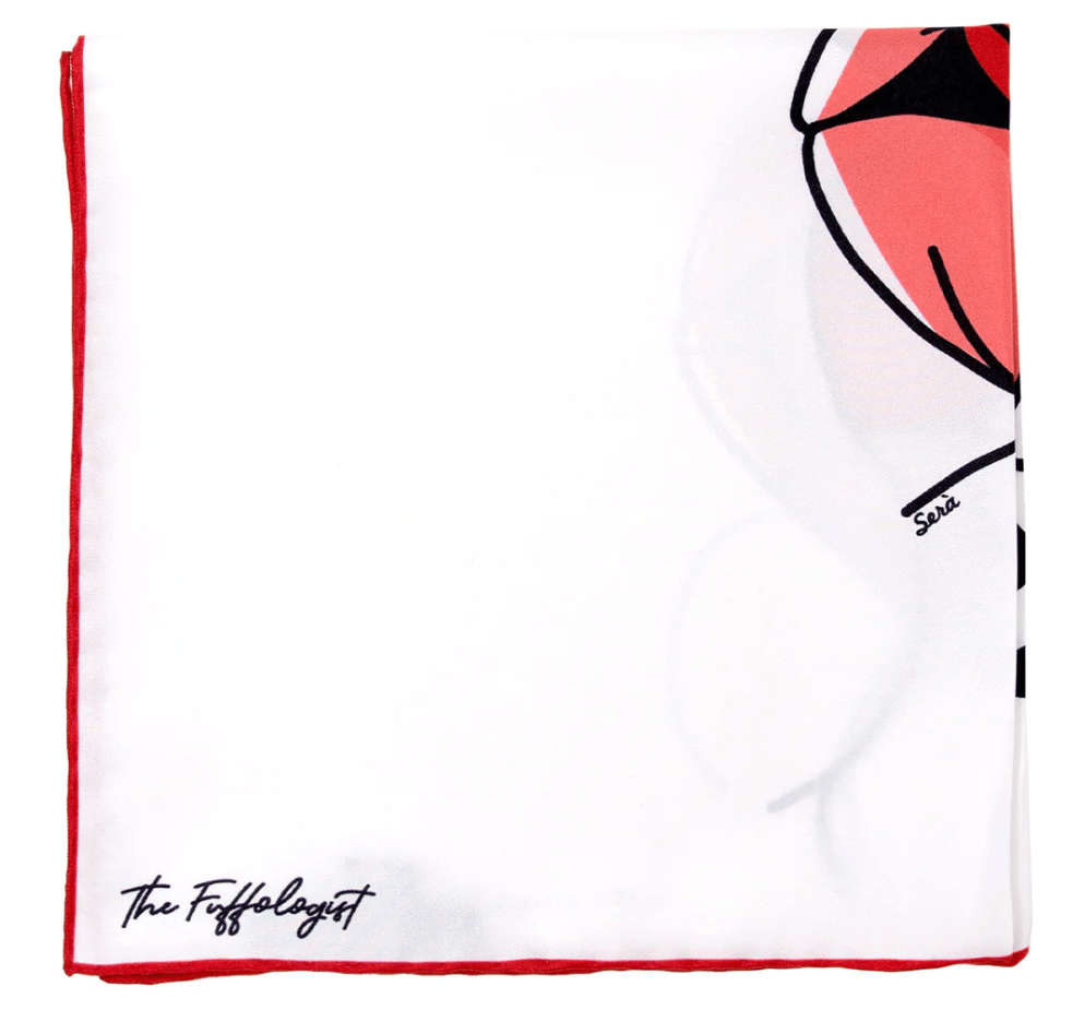 SÉRA-WHEN FLIRTING TURNS INTO FEELINGS- SILK POCKET SQUARE