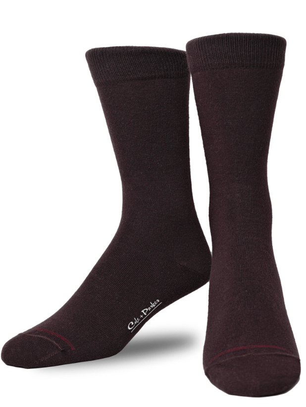 SOCKS | BROWN PLAIN