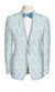 Baby Blue Jacquard Jacket