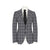 Black Check on Grey Super 130's Suit