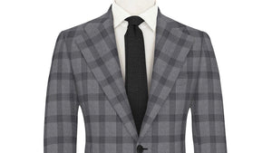 Black Check on Grey Super 130's Suit