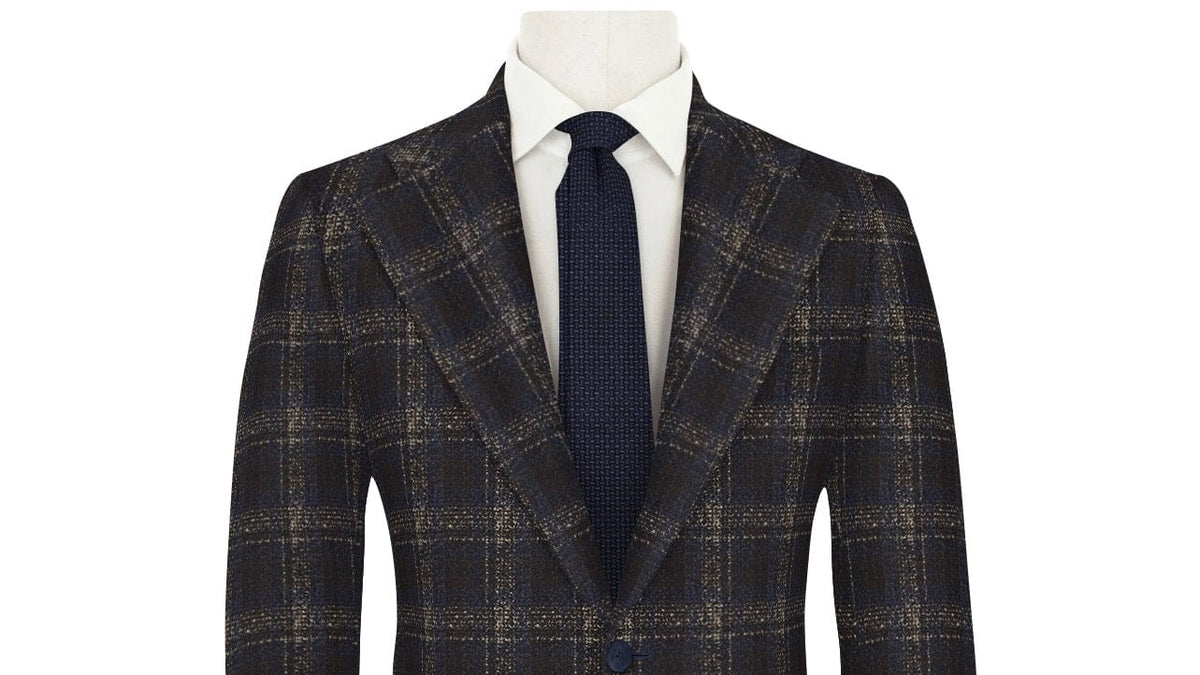 Blue & Brown Check Jacket