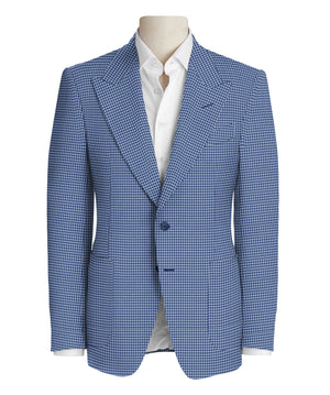 Blue Houndstooth Jacket