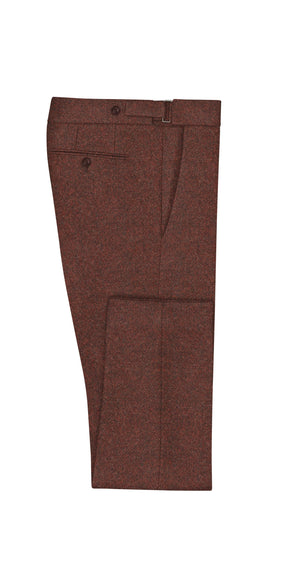 Brick Red Melange Super 130's Suit