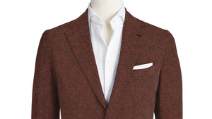 Brick Red Melange Super 130's Suit