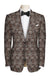 Bronze Jacquard Tuxedo Jacket