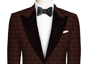 Burgundy Paisley Jacket