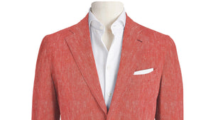 Candy Red 50/50 Melange Suit