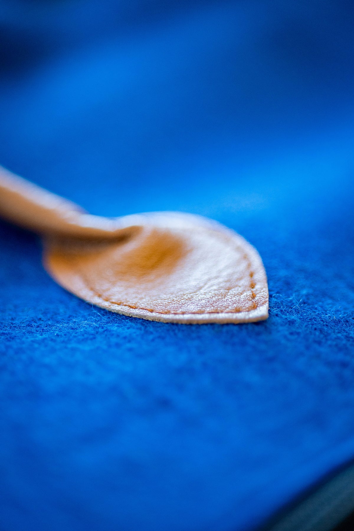 Cobalt Blue Wool Garment Bag