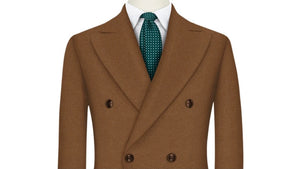 Dark Cognac Overcoat