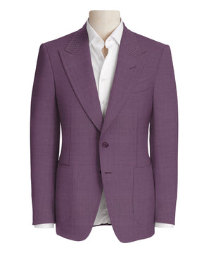 Deep Purple Melange Suit