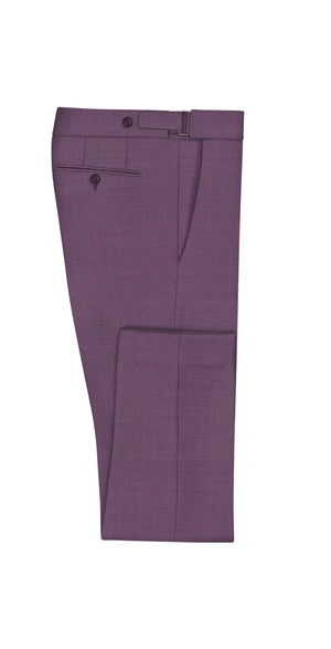 Deep Purple Melange Suit