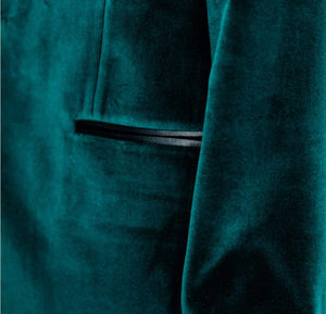 Emerald Green Velvet Tuxedo