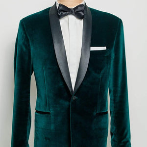 Emerald Green Velvet Tuxedo