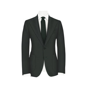 Brushed Flannel Forest Green Super 110's Suit