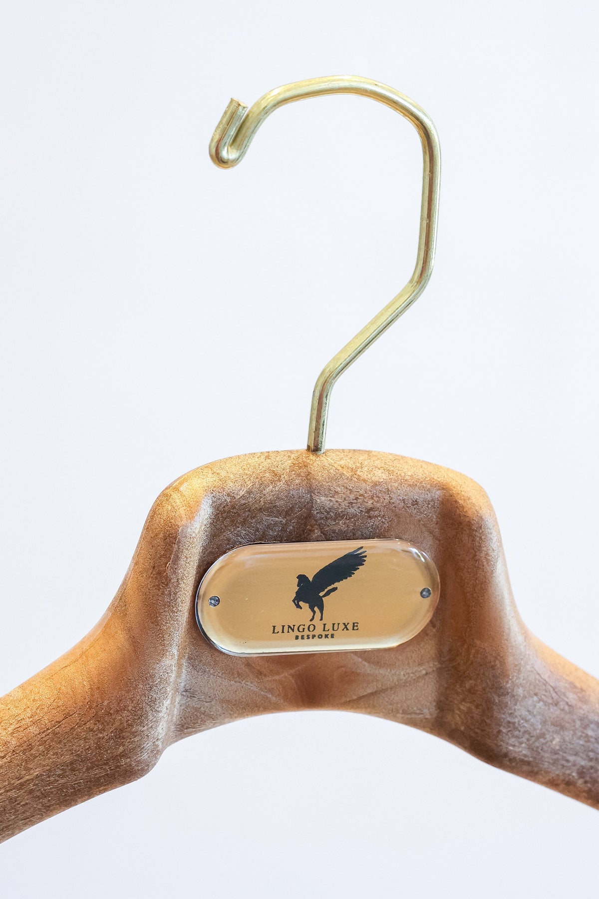 Luxury Wood Grain Suit Hanger